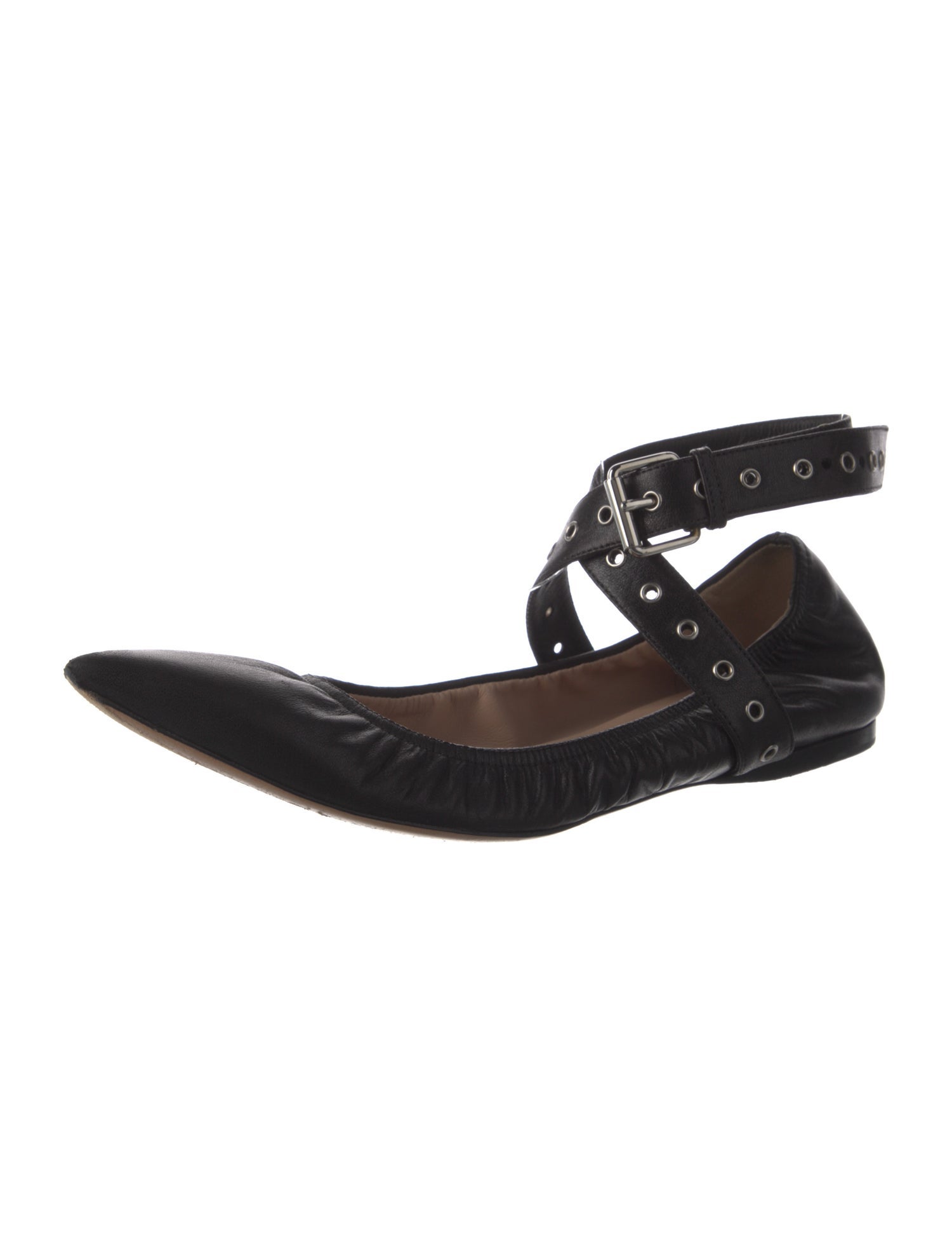Valentino Leather Ballet Flats